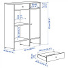 IKEA BAGGEBO Тумба, біла, 78х92 см (405.536.16) - зображення 7