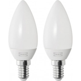   IKEA SOLHETTA LED E14 250Lm молочный, 2 шт (304.987.48)