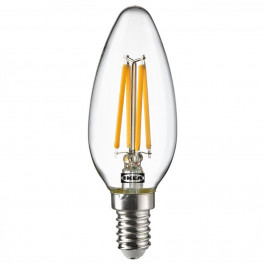   IKEA SOLHETTA LED E14 250Lm прозрачный (604.987.61)