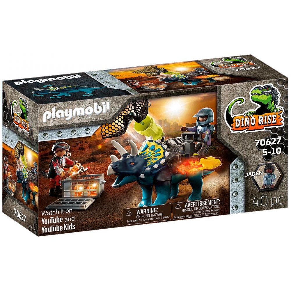 Playmobil Dino rise Трицератопс: Битва Легендарних каменів (70627) - зображення 1