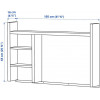 IKEA MICKE Надставка для стола, под беленый дуб, 105 x 65 см (504.911.85) - зображення 3