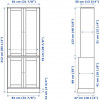 IKEA HAVSTA Комбінація з дверима, сіро-бежева, 81х47х212 см (095.347.53) - зображення 5