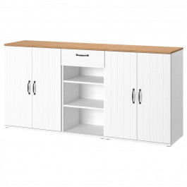   IKEA SKRUVBY Книжкова шафа біла 190х90 (395.256.05)