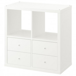   IKEA KALLAX Книжкова шафа білий 77х77 (195.529.49)