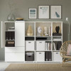 IKEA VIHALS Книжкова шафа біла 200х37х140 (794.406.14) - зображення 2