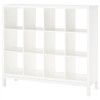 IKEA KALLAX Книжкова шафа білий/білий 147x129 (794.426.94) - зображення 1