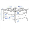 IKEA IDANAS 80x80 cm (405.000.05) - зображення 5