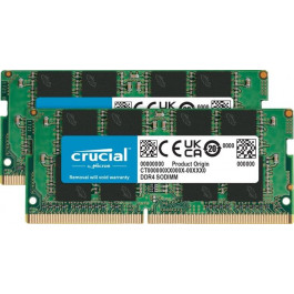   Crucial 8 GB (2x4GB) SO-DIMM DDR4 2400 MHz (CT2K4G4SFS824A)