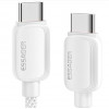 Essager Breeze 100W Fast Charging Cable Type-C to Type-C 1м White (EXCTT1-WL02-P) - зображення 1