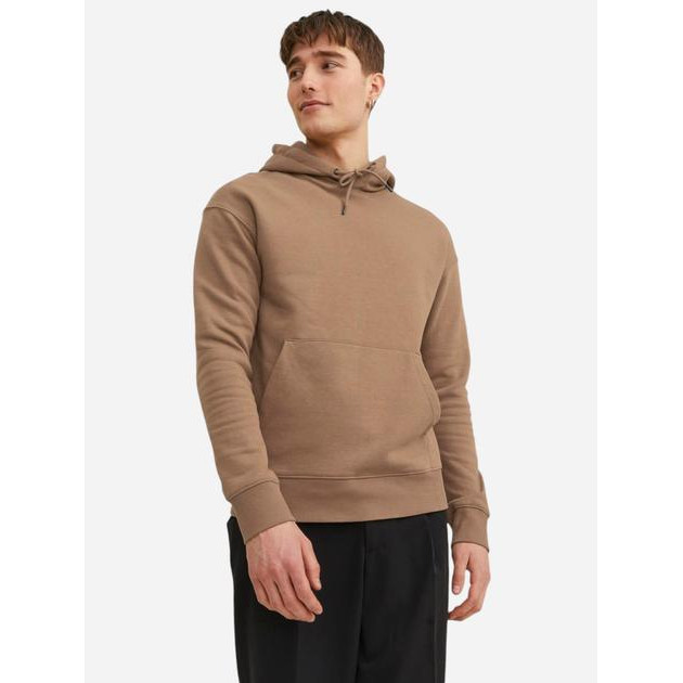 Jack & Jones Худі утеплене чоловіче  XAZ364668LSBW M Коричневе (DD8000008592035) - зображення 1