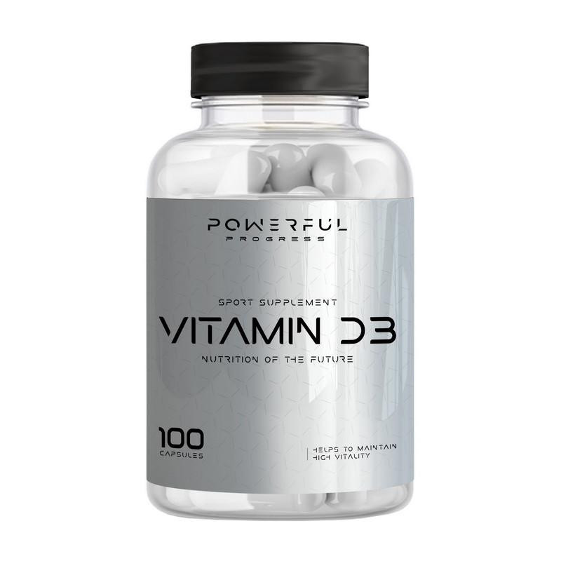 Powerful Progress Vitamin D3 - 100 caps - зображення 1