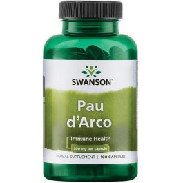   Swanson Pau d'Arco 500 mg, 100 капсул