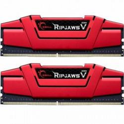   G.Skill 16 GB (2x8GB) DDR4 2400 MHz Ripjaws V Blazing Red (F4-2400C17D-16GVR)