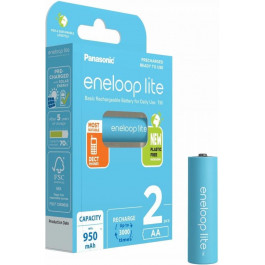   Panasonic AA 950mAh NiMh 2шт Eneloop Lite (BK-3LCCE/2BE)