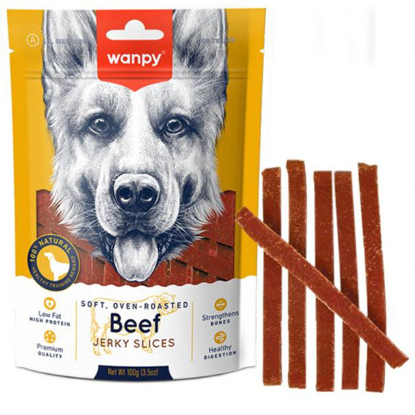 Wanpy Soft Beef Jerky Slices 100 г (MA-04S) - зображення 1