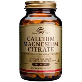   Solgar Calcium Magnesium Citrate 100 Tablets (SOL-00509)