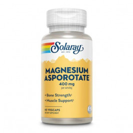   Solaray Magnesium Asporotate 400 mg Магній аспоротат 60 капсул