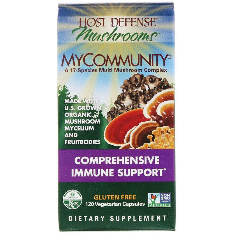 Fungi Perfecti MyCommunity, Comprehensive Immune Support, 120 Vegetarian Capsule (FPI-03813) - зображення 1