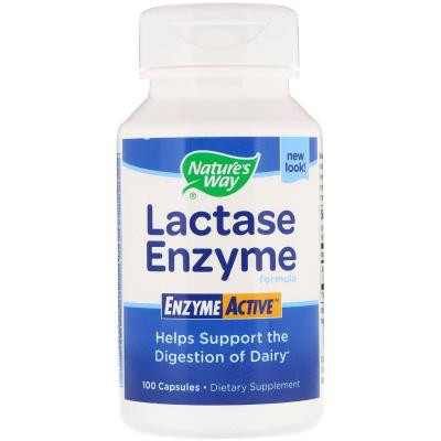 Nature's Way Лактаза (Lactase Formula EnzymeActive), , 100 капсул, (NWY-47110) - зображення 1