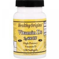   Healthy Origins Healthy Origins Vitamin D3 2,400 IU 120 Softgels Вітамін D3