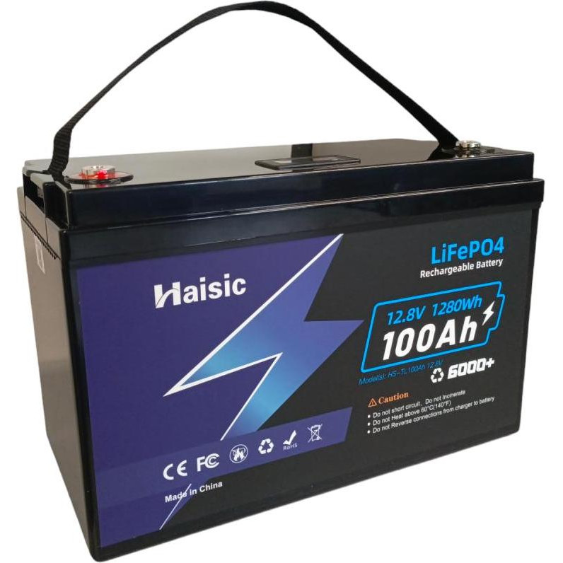 Haisic LiFePO4 12,8V/100AH (HS-12.8V100AH) - зображення 1