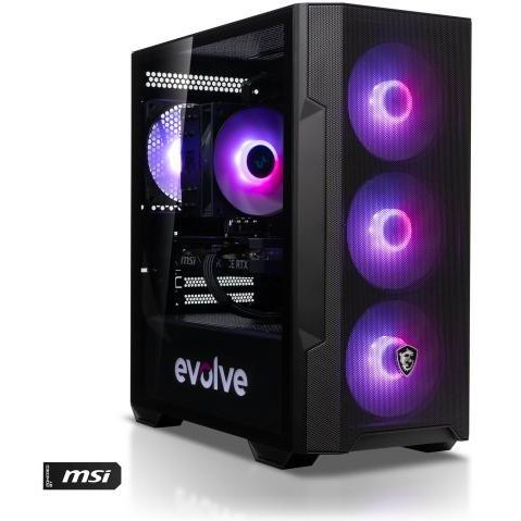 EVOLVE PoweredBy MSI 4H+ Black/Shadow (EVOP-G4Hi1440FN406TI-D532S1TBKSH) - зображення 1