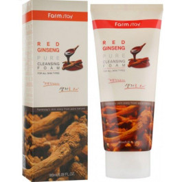   FarmStay Пінка  Red Ginseng Pure Cleansing Foam з Екстрактом червоного женьшеню 180 мл (8809469771245)