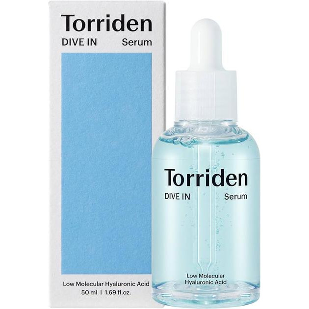 Torriden - Зволожувальна сироватка з гіалуроновою кислотою - Dive-In - Low Molecule Hyaluronic Acid Serum - 5 - зображення 1