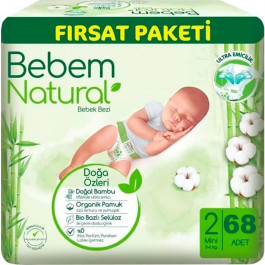   Bebem Natural 2 Mini, 68 шт