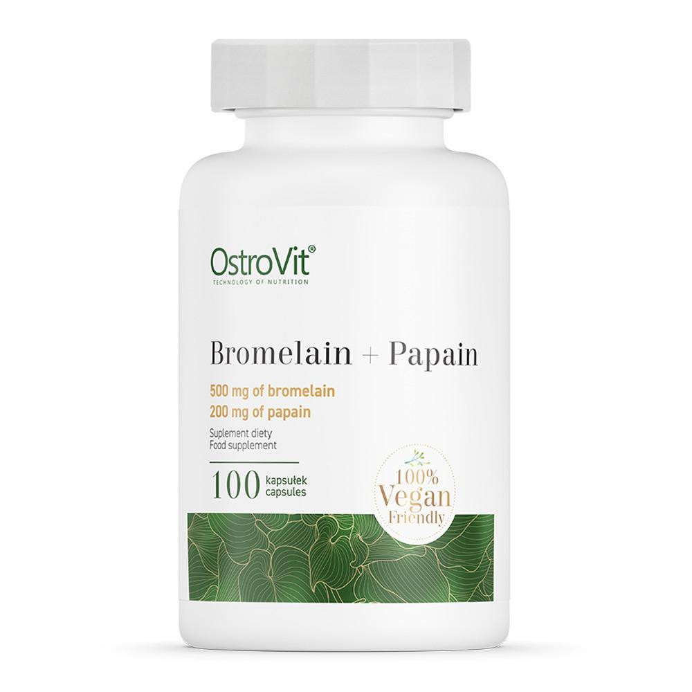 OstroVit Bromelain + Papain 100 caps - зображення 1