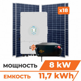   LogicPower Гібридна станція 8 квт (3ф.) з LiFePO4 на 11,7 квт (31212)