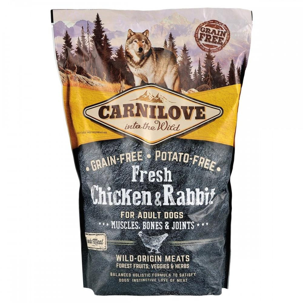 Carnilove Fresh Chicken & Rabbit Muscles, Bones & Joints 1,5 кг 170867/7502 - зображення 1