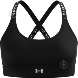   Under Armour Спортивный топ  Infinity Mid Covered 1363353-001 M Черный (194513146017)