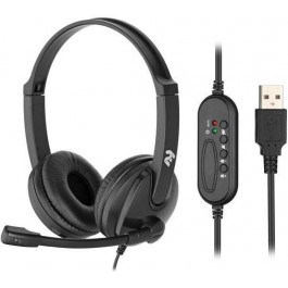   2E CH12 Over-Ear USB Black (2E-CH12SU)