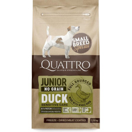   Quattro Junior Duck Small Breed 7 кг (4770107253888)