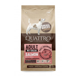   Quattro Adult Salmon and krill Small Breed 7 кг (4770107253796)