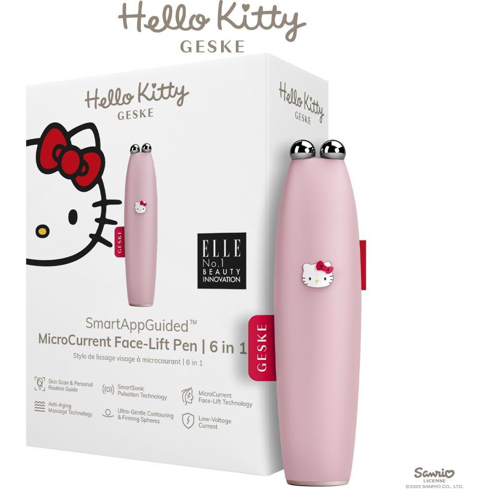 Geske MicroCurrent Face-Lift Pen 6 in 1 by Hello Kitty pink - зображення 1