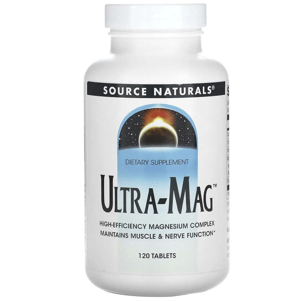 Source Naturals Магній  Ultra-Mag 120 таблеток - зображення 1