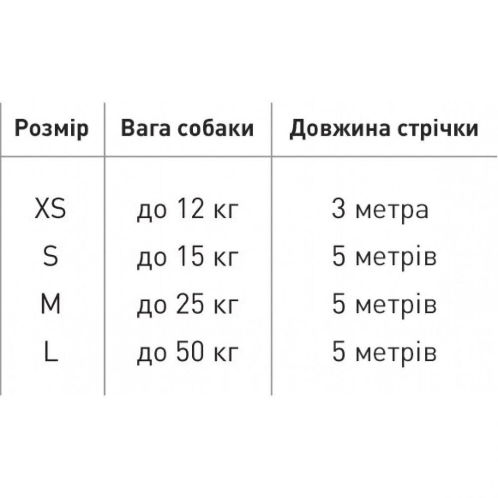 WAUDOG Поводок  Classic для собак 12 мм, 122 см, черный (33721) - зображення 1