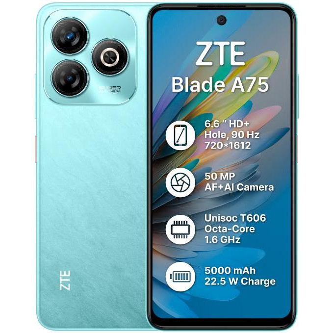 ZTE Blade A75 4/128GB Green - зображення 1