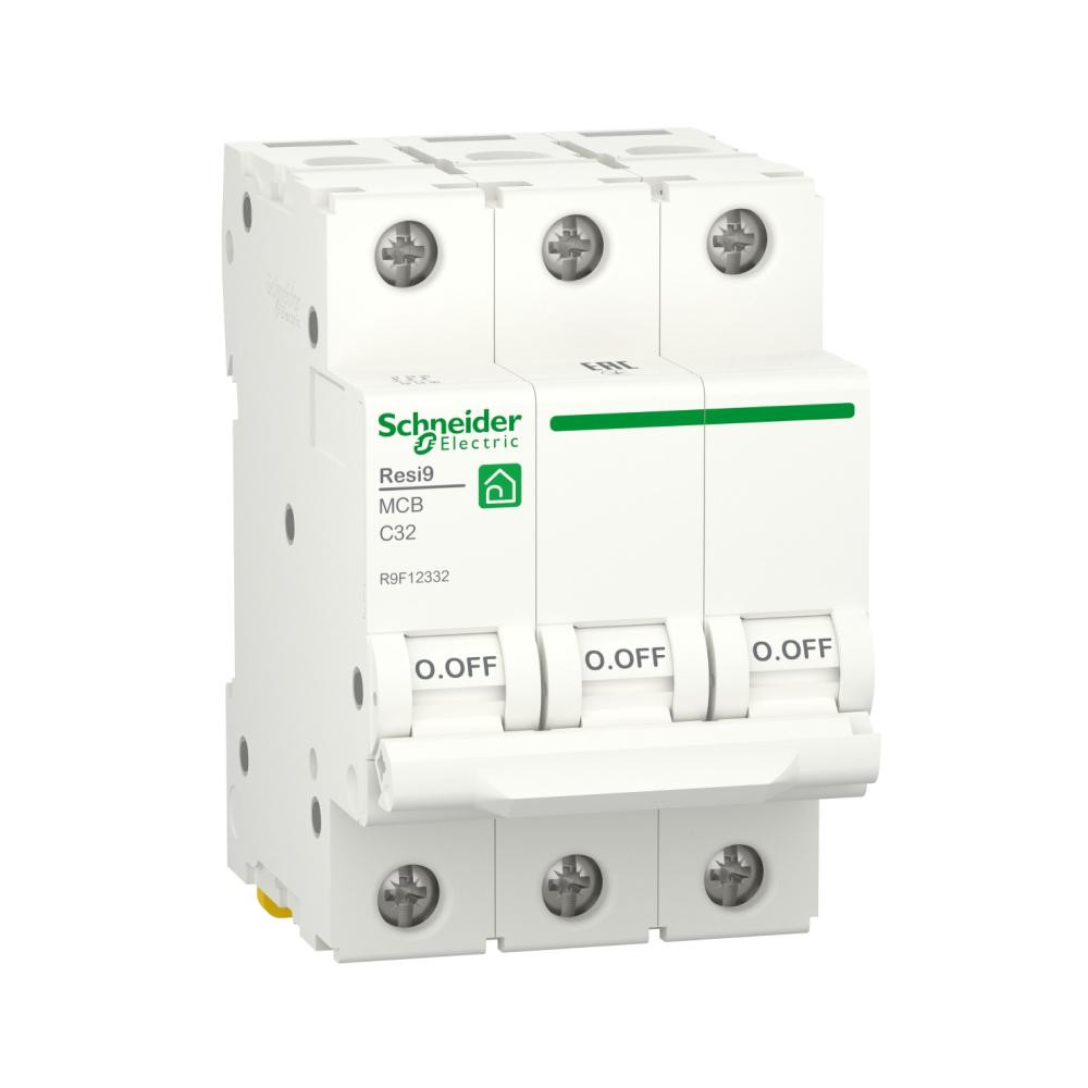 Schneider Electric Resi9 32 А, 3P, кривая С, 6кА (R9F12332) - зображення 1