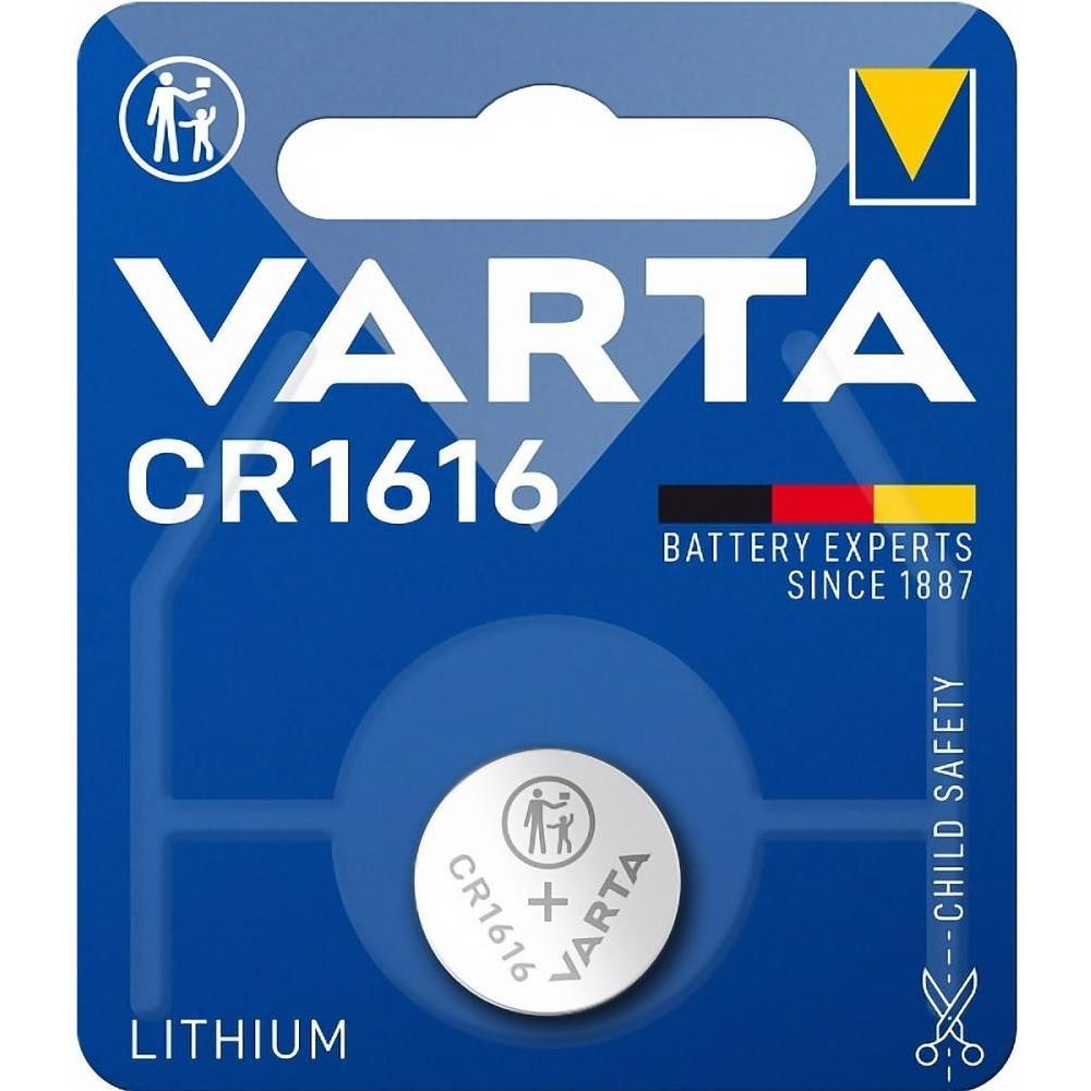 Varta CR-1616 bat(3B) Lithium 1шт (06616101401) - зображення 1