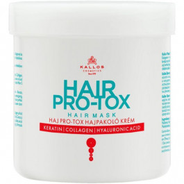   Kallos Маска для волос  KJMN Pro-Tox Hair Mask с кератином, коллагеном и гиалуроновой кислотой, 500 мл