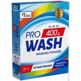   Pro Wash Пральний порошок для ручного прання 0,4 кг (4262396143631)