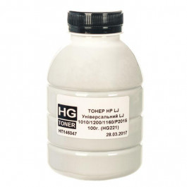   HG toner Тонер HP LJ Universal 1010/1200/1160/P2015 100г (HG221-100)