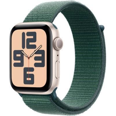 Apple Watch SE 2 GPS 40mm Starlight Aluminium Case w. Lake Green Sport Loop (MXEH3) - зображення 1