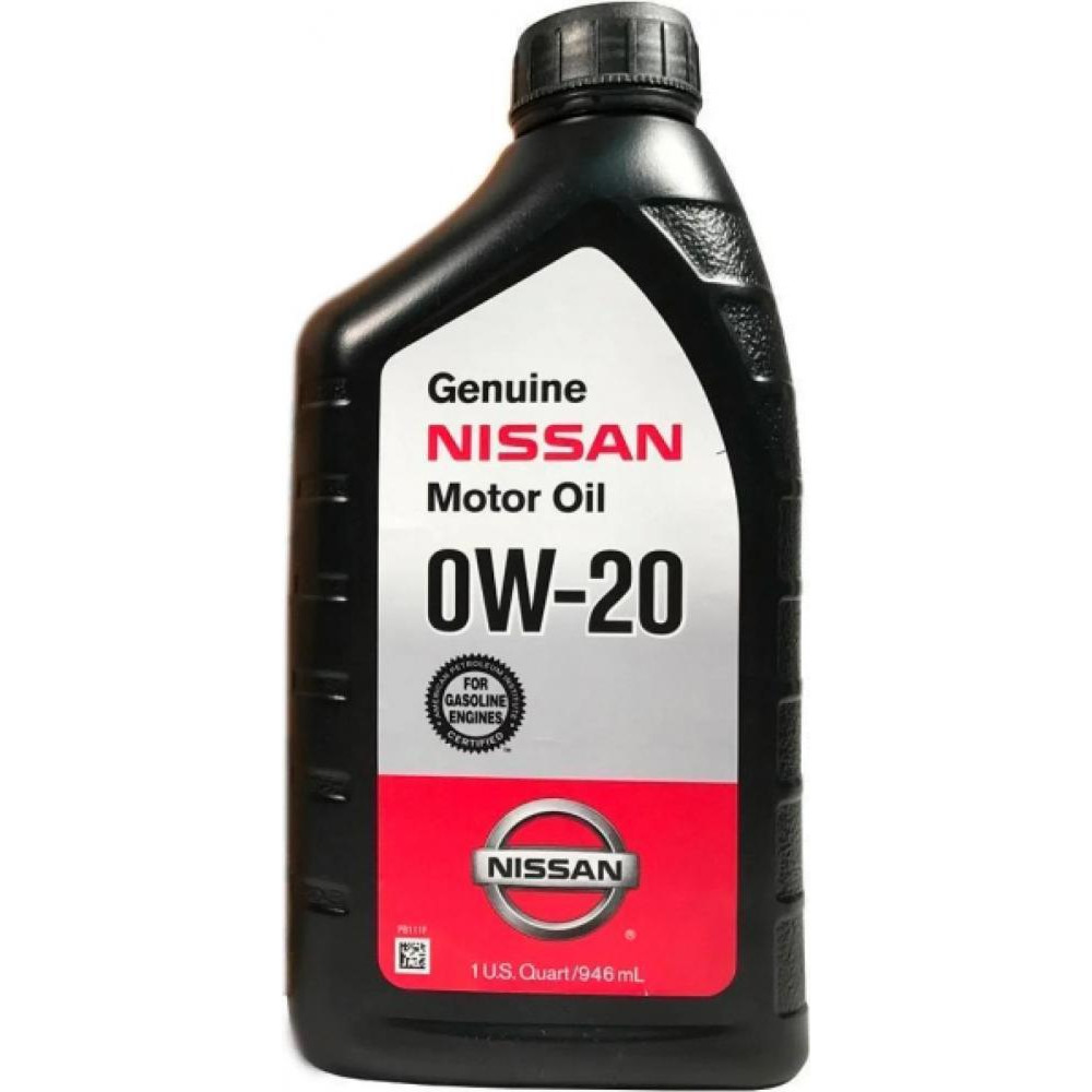 Nissan Genuine Motor Oil 0W-20 999PK000W20N - зображення 1