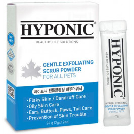   Hyponic Ніжний скраб-порошок  Gentle Exfoliating Scrub Powder для собак і кішок 12х2 г (H3PW1GC0024NOKNN)