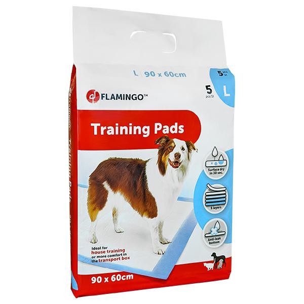 Karlie-Flamingo Training Pads Puppy пелюшка одноразова для собак, 90 см х 60 см, 5 шт (1031320) - зображення 1