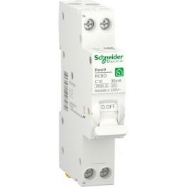   Schneider Electric Resi9 10А 30 мА 1P+N 6кA кривая С тип А (R9D88610)